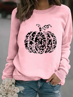 Photo: Lace Pumpkin Print Sweatshirt | Seoden London — view 7