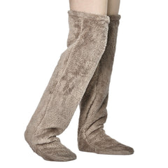 Photo: Cloud Plush Over-the-Knee Lounge Socks | Seoden London — view 11
