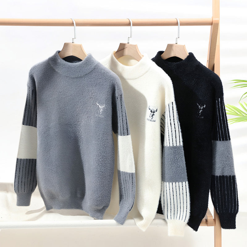 Photo: Bruges Colour-Block Mock-Neck Knit | Seoden London