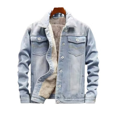 Photo: Sherpa-Lined Denim Jacket | Seoden London — view 2