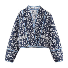 Photo: Provence Reversible Floral Quilted Jacket | Seoden London — view 2
