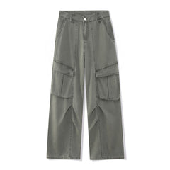 Photo: Men's Pleated Cotton Cargo Trousers | Seoden London — view 4