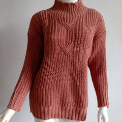 Photo: Women's Cable Knit High Neck Jumper | Seoden London — view 10