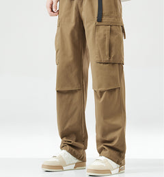 Photo: Cuffed Cotton Cargo Trousers | Seoden London — view 2