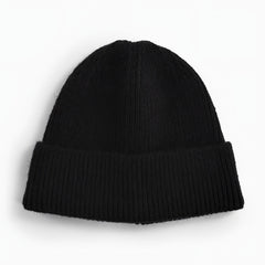 Photo: Arctic Fleece-Lined Ribbed Beanie | Seoden London — view 4