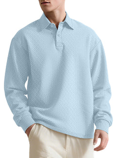 Photo: Relaxed Polo Sweatshirt for Work and Weekend | Seoden London — view 4