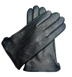 Photo: Regent Leather-Look Wool-Lined Gloves | Seoden London — view 7