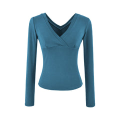 Photo: Everyday Cross V-Neck Stretch Top | Seoden London — view 4