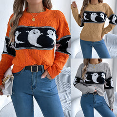 Photo: Ghost Band Colour-Block Jumper | Seoden London — view 2