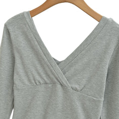 Photo: Everyday Cross V-Neck Stretch Top | Seoden London — view 5