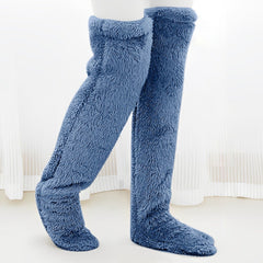 Photo: Cloud Plush Over-the-Knee Lounge Socks | Seoden London — view 14