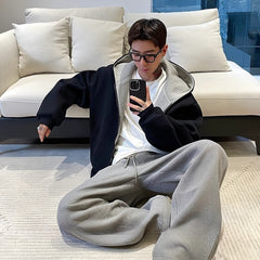 Photo: Seoul Oversized Two-Way Zip Hoodie | Seoden London — view 3