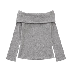 Photo: Rosalind Off-Shoulder Button Knit Top | Seoden London — view 2
