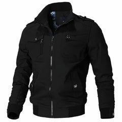 Photo: Aviator Cotton Stand-Collar Jacket | Seoden London — view 5