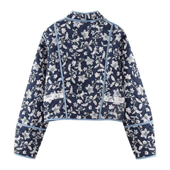 Photo: Provence Reversible Floral Quilted Jacket | Seoden London — view 3