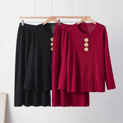 Photo: Women's Cotton Knit Jumper and Skirt Set | Seoden London — view 5