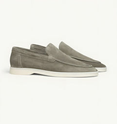 Photo: Portofino Suede-Look Slip-On Loafers | Seoden London — view 9