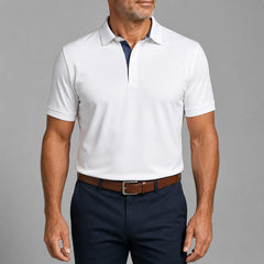 Photo: Kamakura Contrast-Collar Polo | Seoden London — view 5