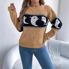 Photo: Ghost Band Colour-Block Jumper | Seoden London — view 4