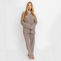 Photo: Biarritz Striped Two-Piece Lounge Set | Seoden London — view 5