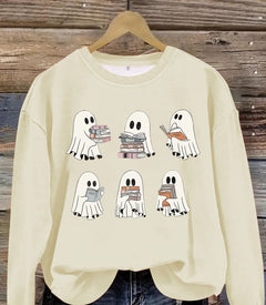 Photo: Bookworm Ghosts Sweatshirt | Seoden London — view 13