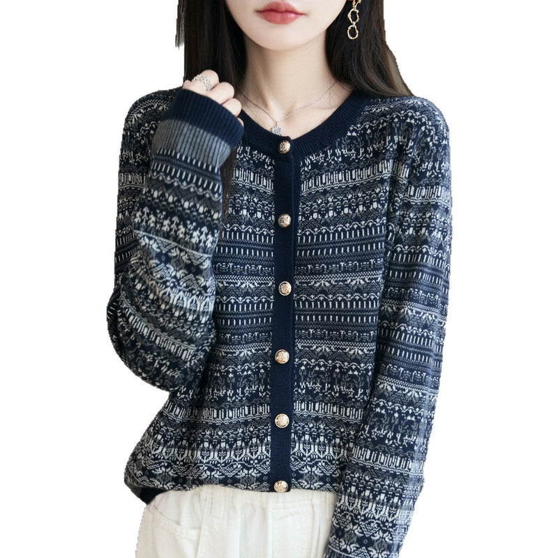 Photo: Women's Wool Fair Isle Cardigan | Seoden London