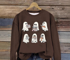 Photo: Bookworm Ghosts Sweatshirt | Seoden London — view 5