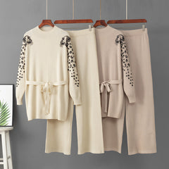 Photo: Women's Knit Jumper and Wide Leg Trousers Set | Seoden London — view 1