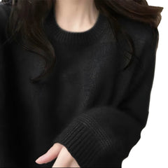 Photo: Women's Fine Knit Crew Neck Jumper | Seoden London — view 1