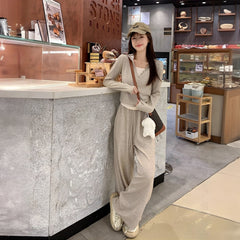 Photo: Women's Hooded Knit Two Piece Lounge Set | Seoden London — view 2