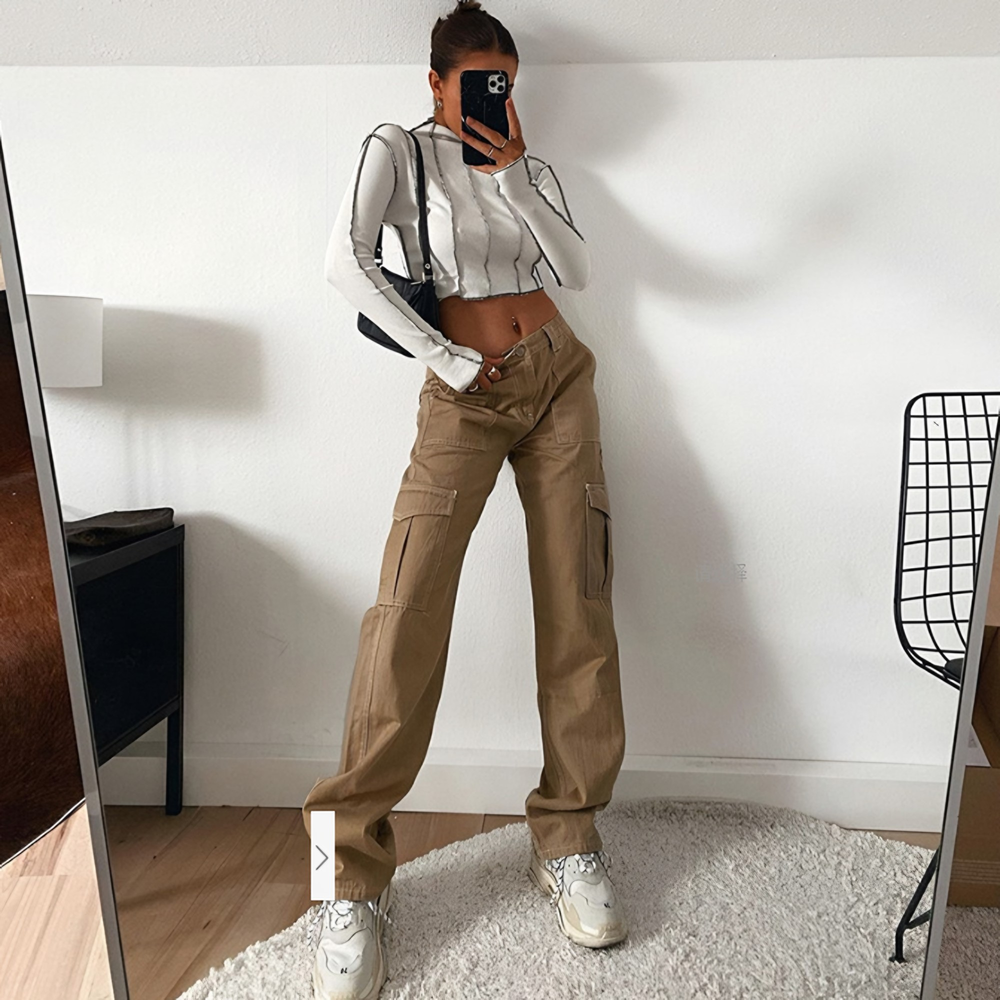 Photo: Soho Cargo Denim Trousers | Seoden London