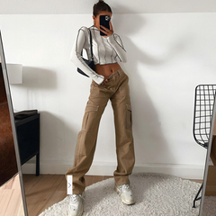 Photo: Soho Cargo Denim Trousers | Seoden London — view 1