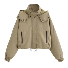 Photo: Sapporo Cropped Hooded Utility Jacket | Seoden London — view 4