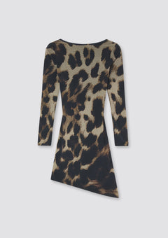 Photo: Milano Leopard Print Bodycon Mini Dress | Seoden London — view 3