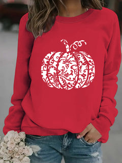 Photo: Lace Pumpkin Print Sweatshirt | Seoden London — view 9