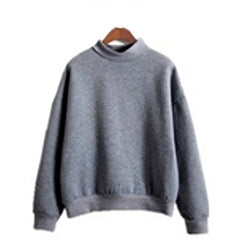 Photo: Serafina Fleece-Lined Mock-Neck Sweatshirt | Seoden London — view 16