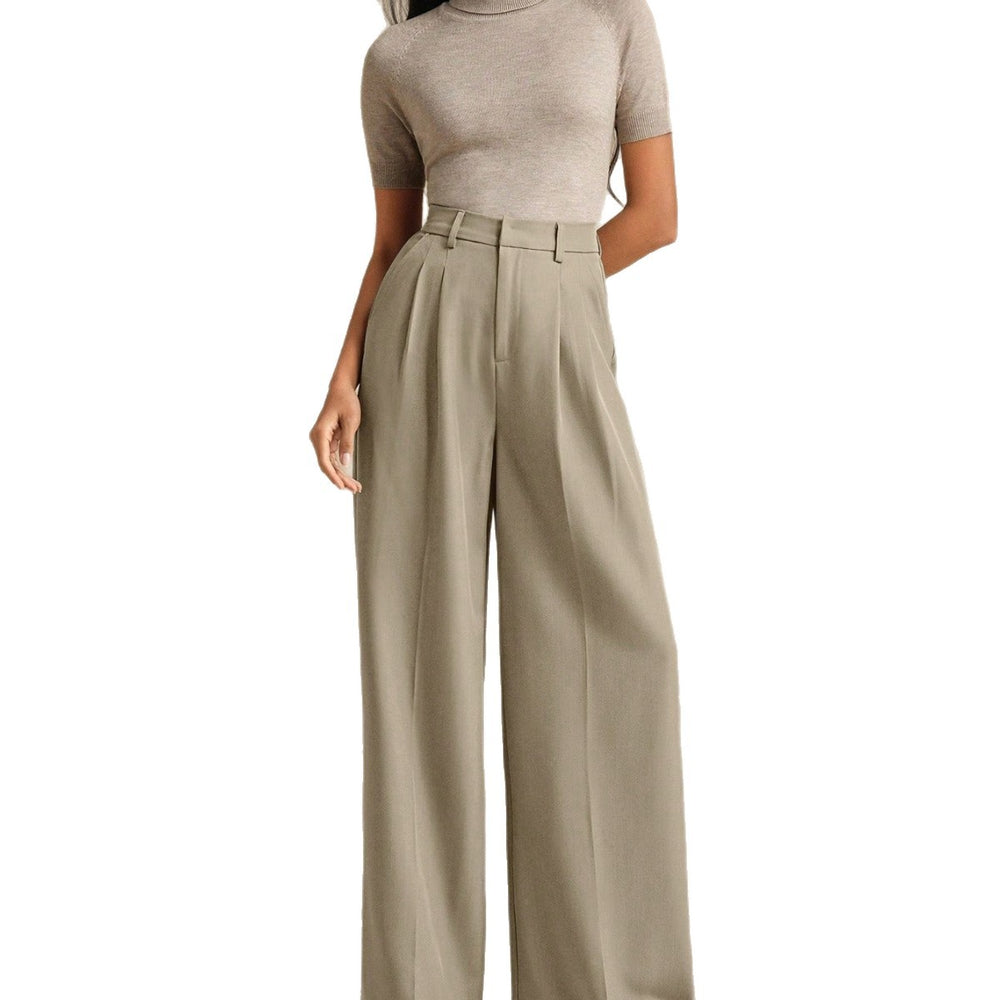 Photo: Como Pleated Straight Suit Trousers | Seoden London