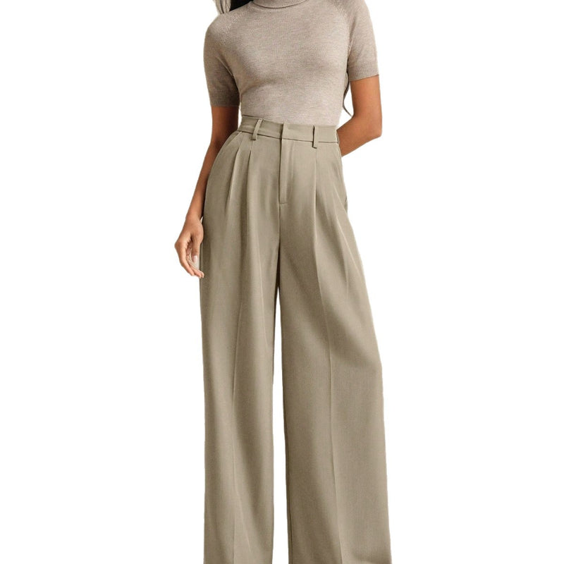 Photo: Como Pleated Straight Suit Trousers | Seoden London