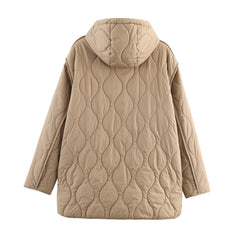 Photo: Niseko Wave-Quilted Hooded Jacket | Seoden London — view 4