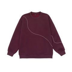Photo: Men's Relaxed Cotton Crew Neck Sweatshirt | Seoden London — view 8