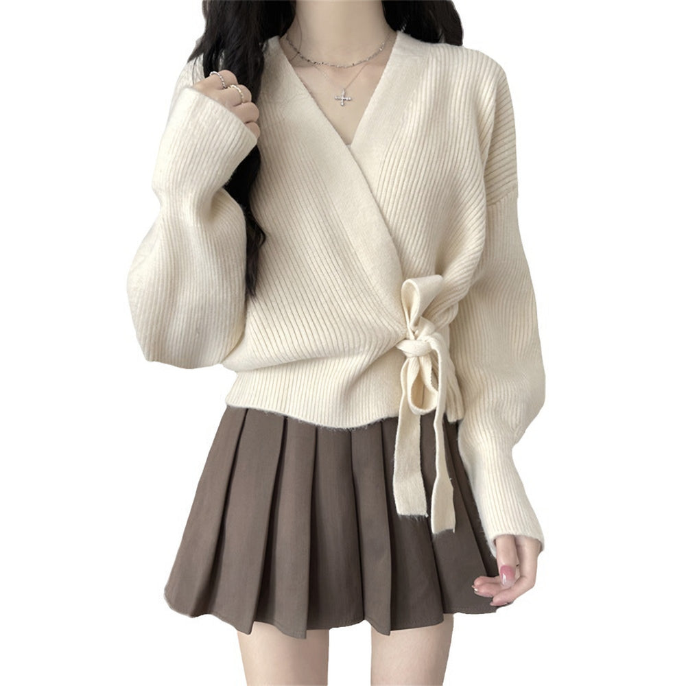 Photo: Women's Wrap Cardigan with Tie Waist | Seoden London
