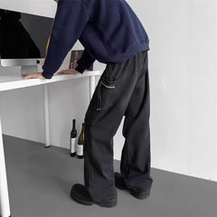 Photo: Men's Wide Leg Cargo Jeans | Seoden London — view 4