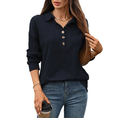 Photo: Sofia Relaxed Button-Collar Top | Seoden London — view 7