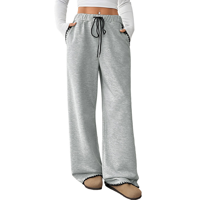 Photo: Bristol Drawstring Wide-Leg Sweatpants | Seoden London