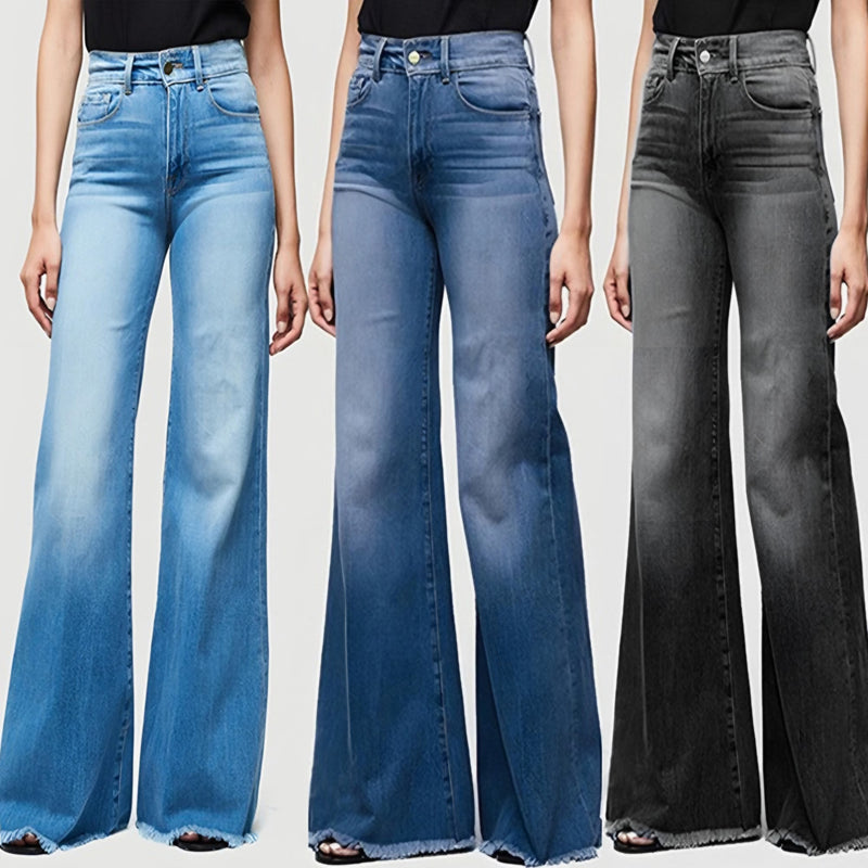 Photo: Seventies High-Waist Flare Jeans | Seoden London
