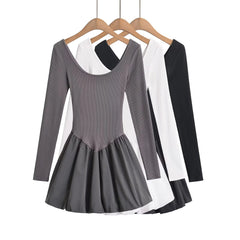 Photo: Women's Colour Block Knitted Dress | Seoden London — view 1