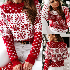 Photo: Women's Fair Isle Christmas Jumper | Seoden London — view 2