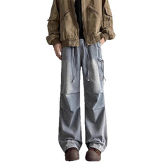 Photo: Men's Wide Leg Cargo Jeans | Seoden London — view 1