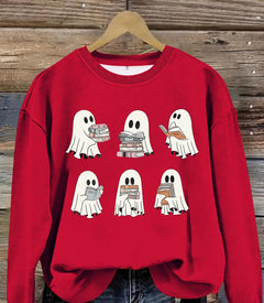 Photo: Bookworm Ghosts Sweatshirt | Seoden London — view 9