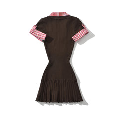 Photo: Women's Collared Knitted Jumper Dress | Seoden London — view 4